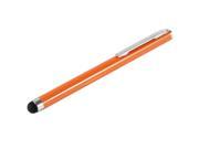 Portable Orange Alloy Touch Screen Stylus Pen for Mobile Phone