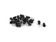 25 x Black 3.5mm Audio Port Silicone Ear Cap Dust Plug Stopper for Mobile Phone