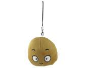 Brown Facial Printed Fruit Pendant Handbag Purse MP3 PM4 Phone Hanger