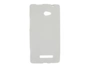 Protective Soft Plastic Case Shell White for HTC 8X