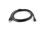 1.5M 4.9Ft USB 2.0 A Male to Micro B 5Pin Male Data Sync Charger Cable Black