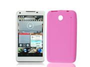 Pink Rubber Case Cover Protector for Lenovo S880