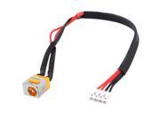 PJ256A DC Power Jack Plug w 4 Pins Cable for Acer Aspire 8920 8920G 8930 8930G