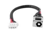 PJ313 2.5mm Center Pin DC Power Jack 4 Pins Cable for IBM Lenovo Ideapad Y450