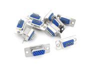10 Pcs Computer DB15 15 Pin Female to Female Connectors Replacement