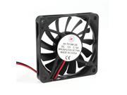 70mm 2 Pin Power Connector Cooling Fan for Computer Case CPU Cooler