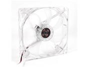 DC12V Colorful LED 4 Pins PC Computer Case Brushless Cooling Fan Clear 120x120mm