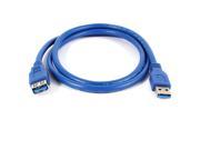 1M 3ft Blue Superspeed USB 3.0 Type A Male to Female Cable Adapter Connector