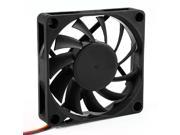 70mm 3 Pin Connector Cooling Fan for Computer Case CPU Cooler Radiator