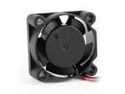 DC 5V 0.12A 25mm 2 Pin Connector Mini Cooling Fan Black for Chipset Radiator