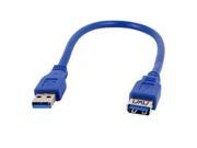 Superspeed USB 3.0 Type A Female to Male Plug Extension Cable 12 Blue