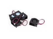 5 Pieces DC 24V 4020 40mm x 20mm 2 Wire Cooling Fan Black for PC Case Cooler