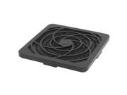 Black Plastic Square Dustproof Filter 105mm PC Case Fan Dust Guard Mesh