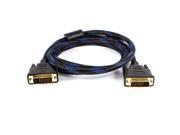 Black DVI D 24 1 Male to DVI D 24 1 Male M M Video Audio Cable 1.5M