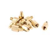 10 Pcs PC PCB Motherboard Brass Standoff Hexagonal Spacer M3 6 4mm
