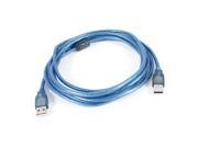 3Meter 10FT Blue USB 2.0 Type A Male to Male AM AM Extension Cable Cord