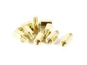 9 Pcs PC PCB Motherboard Brass Standoff Hexagonal Spacer M3 7 4mm