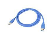 Blue USB 2.0 Type 1.5M 4.9ft A Male to Male Extension Cable Cords