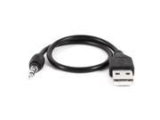30cm M M USB to 3.5mm Plug Microphone Audio Jack Data Power Cable