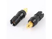 2 x Binding Post 4mm Cable Jack for Speaker Banana Plug Test Probe Conversion