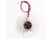 55mm DC 12V 2Pin Clear Plastic VGA Video Card Cooling Fan Cooler for PC Computer