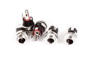 DC 5.5x2.1mm Female Power Jack Socket Panel Mount Connector Replacement 5 Pieces