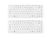 2 Pcs White Silicone Laptop Keyboard Skin Cover Protector Film for Lenovo 14