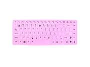 Flexible Silicone Notebook Keyboard Film Skin Cover Pink for Asus 14