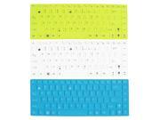 Unique Bargains 3 Pcs PC Keyboard Soft Silicone Protective Film Skin Cover Guard for Asus 14