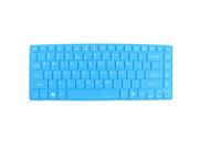 Unique Bargains Soft Silicone PC Laptop Keyboard Film Skin Cover Protector Blue for Acer 14