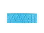 Soft Silicone PC Laptop Keyboard Film Skin Cover Protector Blue for Lenovo 15