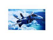 Unique Bargains UN Spacy Fighter Print Sticker Protective Skin Decal White Blue for 15.6 14 PC