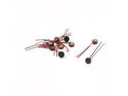 10pcs Wired Electret Condenser MIC Capsule 4mm x 2mm for PC Phone MP3 MP4