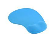 Sky Blue Nonslip Gel Wrist Rest Cushion Desk Mouse Mice Pad Mat