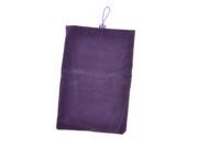 Unique Bargains Dark Purple Soft Case Sleeve Bag Pouch for 7 Tablet Notebook PC Ereader GPS