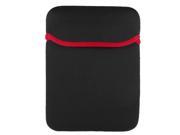 Unique Bargains Neoprene Red Black 12 Laptop Notebook Portable Sleeve Bag Cover Case