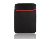Unique Bargains Neoprene Red Black 15 15.4 Laptop Notebook Sleeve Bag Cover Case
