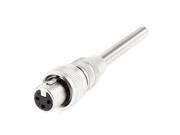 Microphone Cable 3 Pin XLR Male Jack Plug Spring Connector Adapter