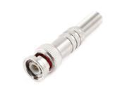 Unique Bargains BNC Male Plug Spring Coaxial Cable Connector Adapter for CCTV Camera