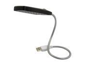 Black Shell White 28 LED Light Flexible Cable USB Lamp