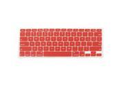Red Silicone Anti Dust Cover Skin Keypad Film for Apple Macbook Pro