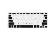 Unique Bargains White Black Laptop Keyboard Cover Film Protector for Apple MacBook Air 13.3 inch