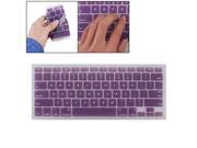 Purple Clear Keyboard Silicon Cover for Macbook 13 15