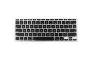 Unique Bargains Keyboard Silicone Cover Protector Black for Apple Macbook Air 11.6