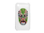 Beijing Opera Mask Face Plastic Back Case Cover for iPhone 3G