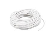 PVC Concave Conversed Blank Flexible Cable Markers Labels White 13.5m Long
