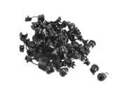 50 Pcs Wires Protectors Clip Strain Relief Bushing for 7.6mm Round Cables
