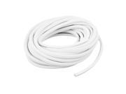 PVC Concave Conversed Blank Flexible Cable Markers Labels White 10m Long