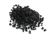 200 Pcs Black Nylon Wires Protectors Strain Relief Bushing for 4mm Round Cables