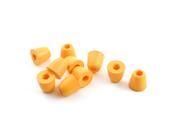 10Pcs Orange Noise Cancellation Memory Foam Earbud Eartips Replacement